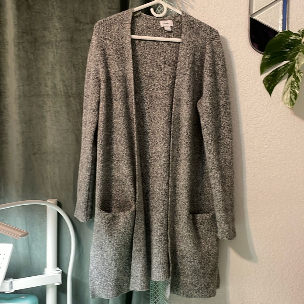 Long Old Navy Cardigan Grey